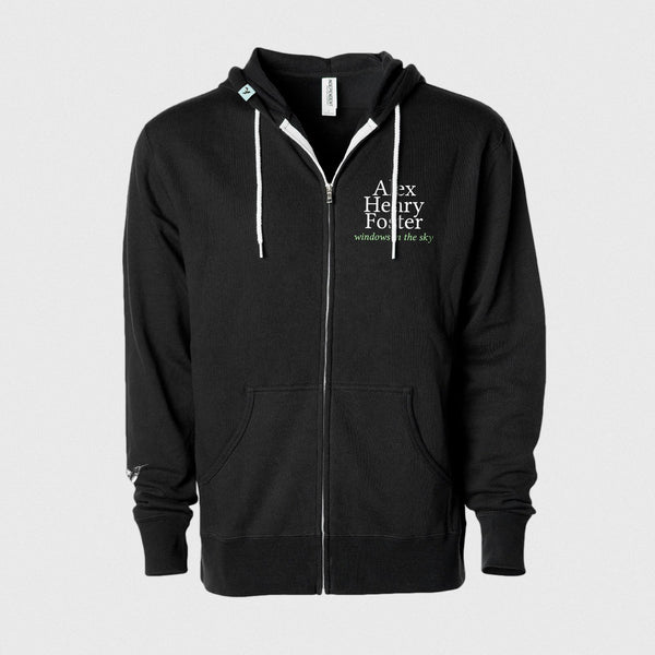 "Colors of the Invisible" Zipped Fleece Hoodie