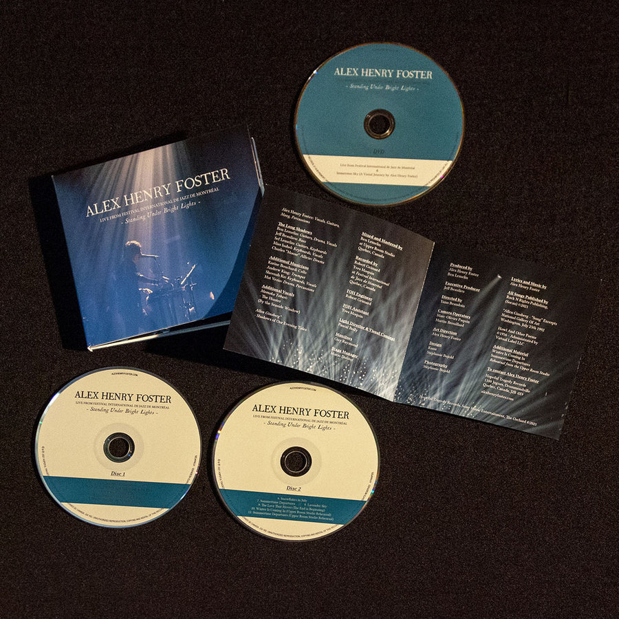 “Standing Under Bright Lights” [CD + DVD] & T-Shirt Combo