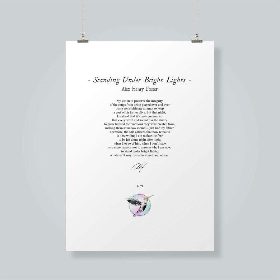 “Reaching Beyond” Silkscreen Poster & T-Shirt Combo