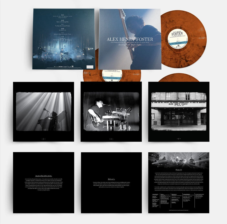 “Standing Under Bright Lights” [Triple LP Vinyl - Widespine - Smoke Orange] Deluxe Bundle