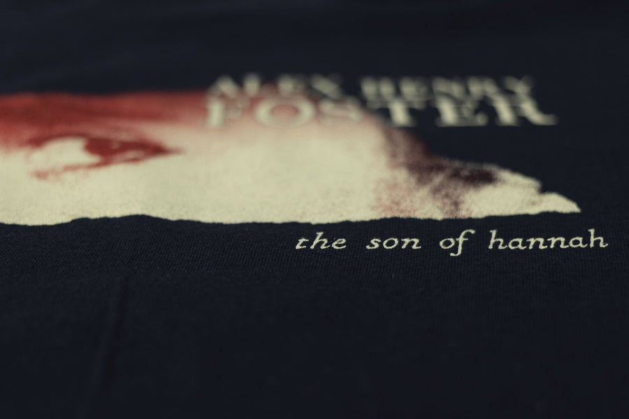 Navy Crewneck T-Shirt "The Son of Hannah"