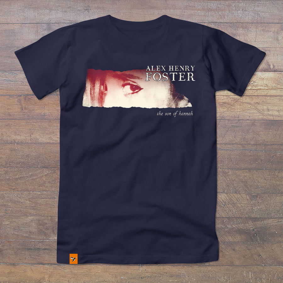 Navy Crewneck T-Shirt "The Son of Hannah"