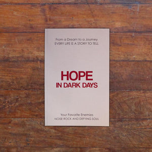 “Hope in Dark Days” Notebook - Cream