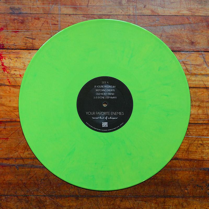 "Sacred Kind Of Whispers" - Green [Vinyl] Vert